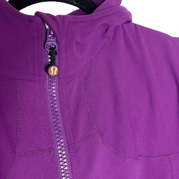 Lululemon Athletica Half Moon Purple Full Zip Jacket in Potion Purple Size 12 - Picture 5 of 10